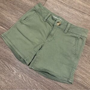 American Eagle Outfitters | Midi Army Green Women's Shorts Size 0